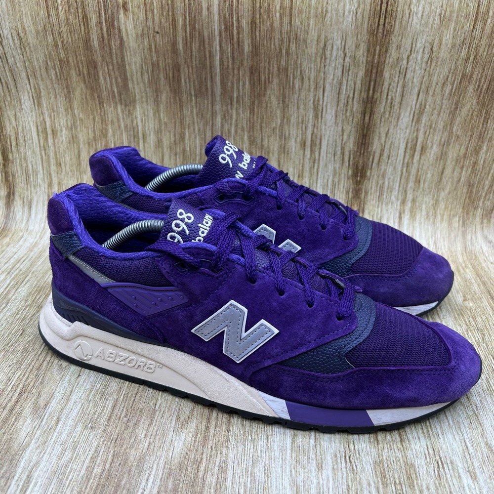 New Balance 998 x Teddy Santis Sneakers Men's 11 Purple Suede Made in USA U998TE